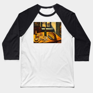 Kitchen Table Setting Baseball T-Shirt